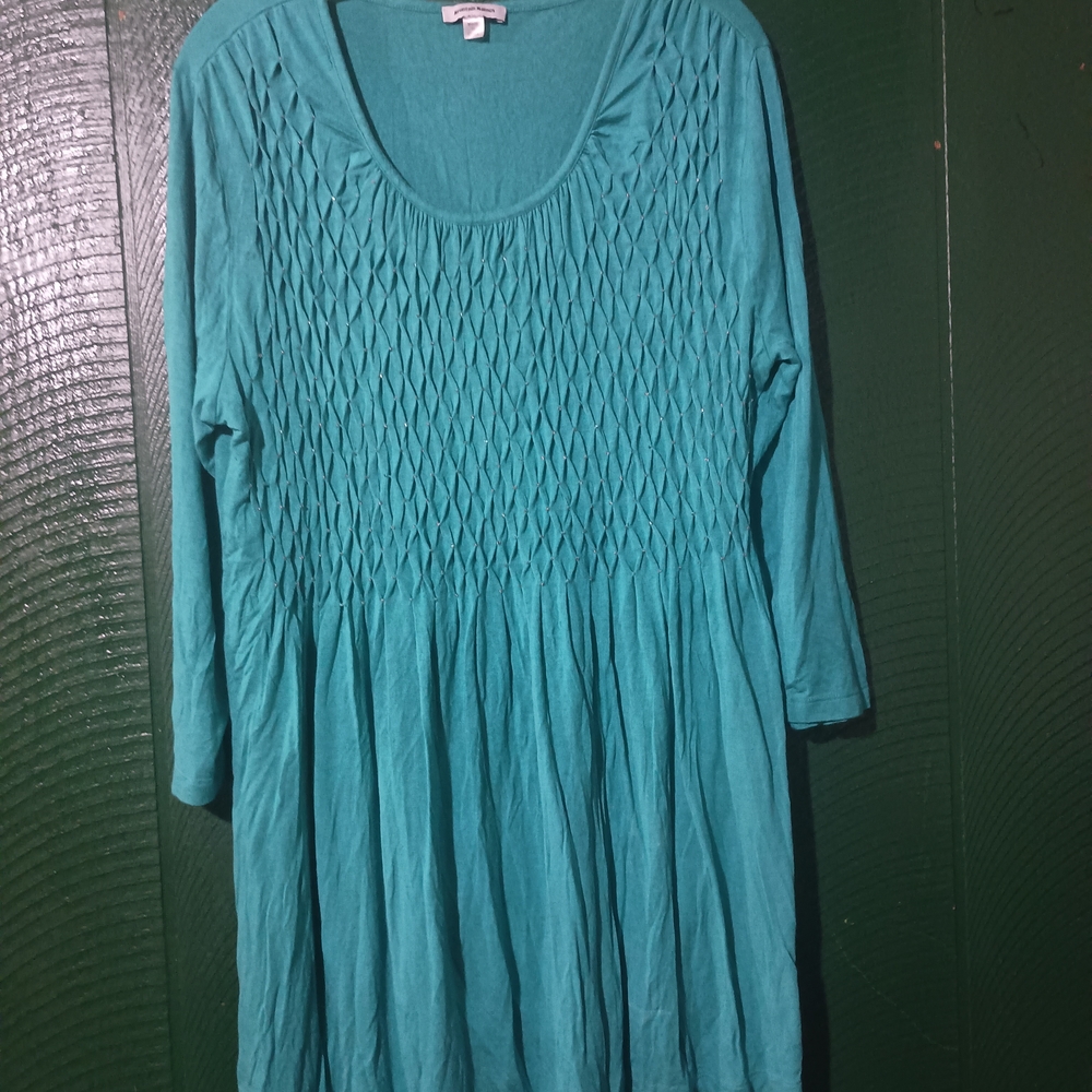 **Women's Teal Tunic Top Dress